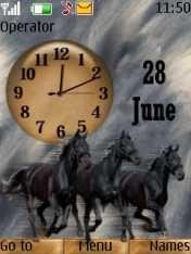 Horse Clock