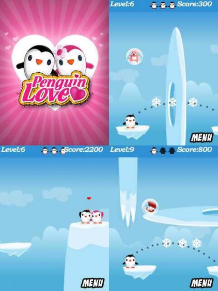 Penguin Love 320x240