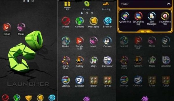 3D Space Theme GO Launcher EX v1.7