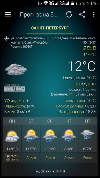 Погода И Часы v.4.1.2.2