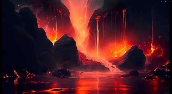 Lava river
