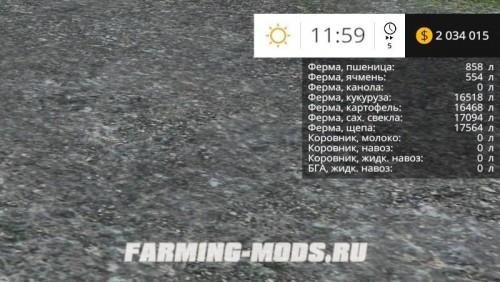 script FarmHUD Ru