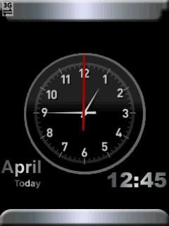 Black clock анимация