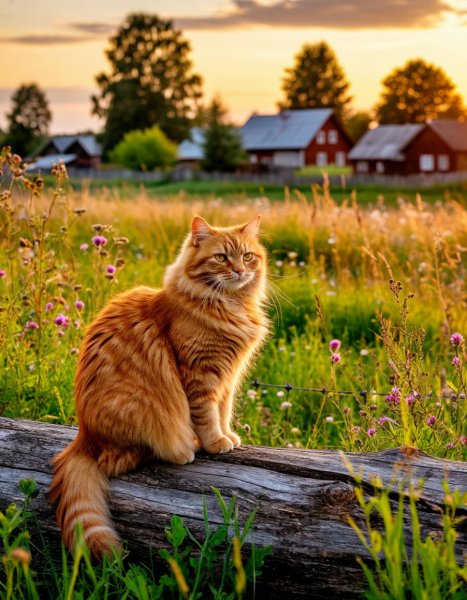 Рыжий кот