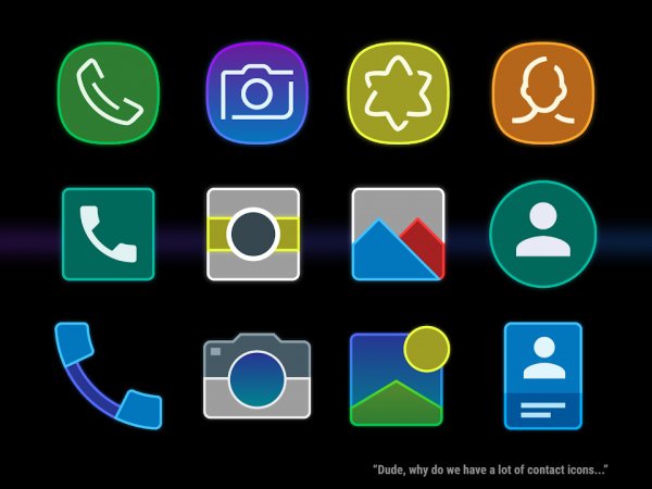 Nadeon - A Neon Icon Pack