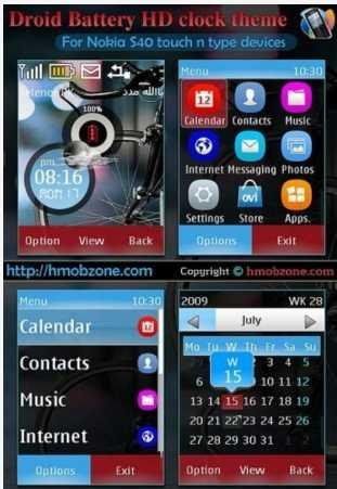 -Droid Battery theme for X2-01
