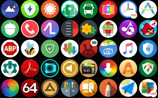 Pixelful Icon Pack+Обои ( Apex Nova Go)