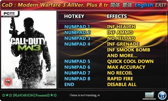 CoD Modern Warfare 3 AllVersions Plus 8