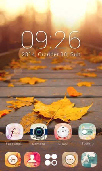 GO Launcher Theme Autumn v1.0.29