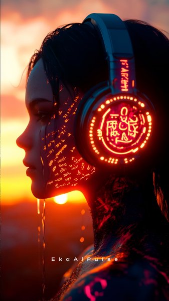 Fantasy-future-girl-and-red-light-sunset-050425