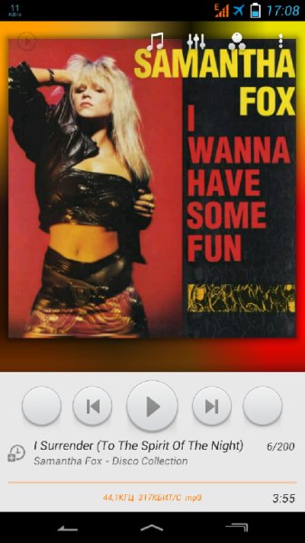 Poweramp MIUI Light скин 1.0.1 3