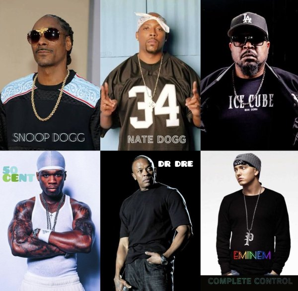 Snoop Dogg &amp; Nate Dogg &amp; Ice Cube &amp; 50 Cent &amp; Dr Dre &amp; Eminem - #Complete Control