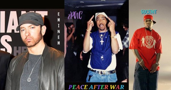 Eminem &amp; 2Pac &amp; 50 Cent - #Peace After War