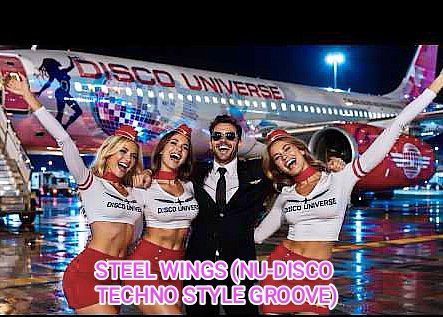 DISCO UNIVERSE - STEEL WINGS (NU-DISCO TECHNO STYLE GROOVE)
