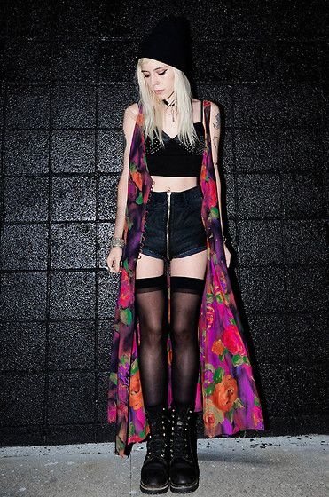 Open dress over