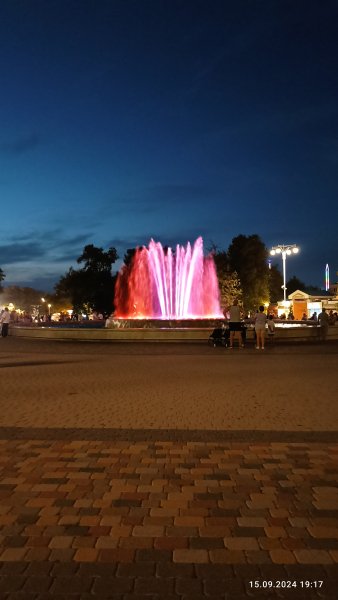 Анапа. Светомузыкальный фонтан