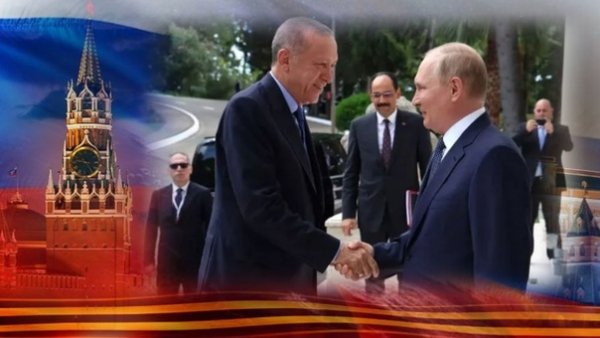 Президент России Владимир Путин и турецкий лидер Реджеп Тайи