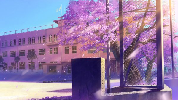anime shkola zima ulica 674 2560x1440
