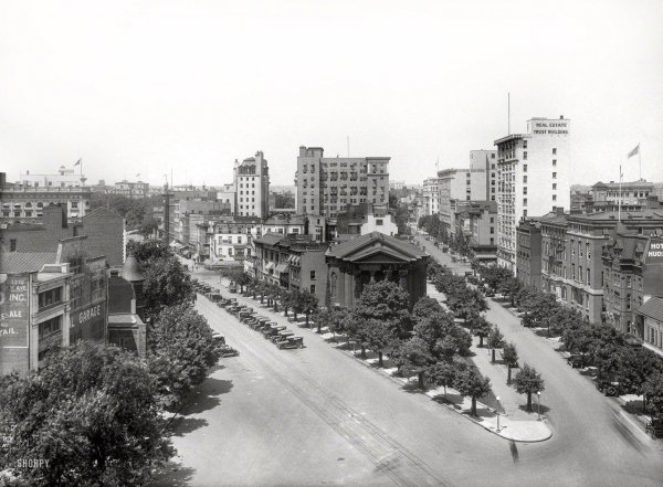 Улицы Вашингтона, 1917 год