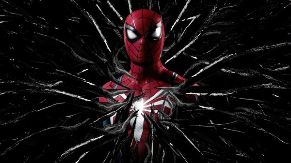 Spiderman-venom-symbiote-marvels-spider-man-2-4k-wallpaper