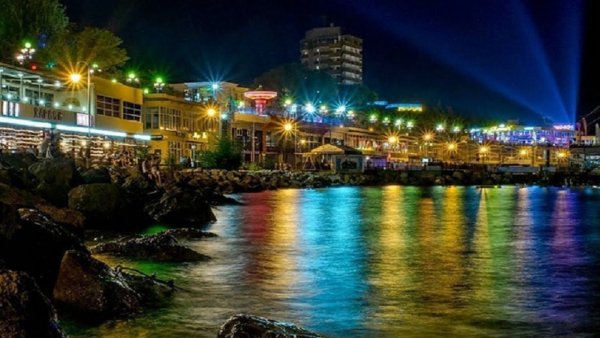 Анапа. Ночной пляж