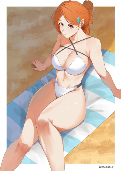 Inoue orihime bleach and 1 more drawn by joshyjoshj