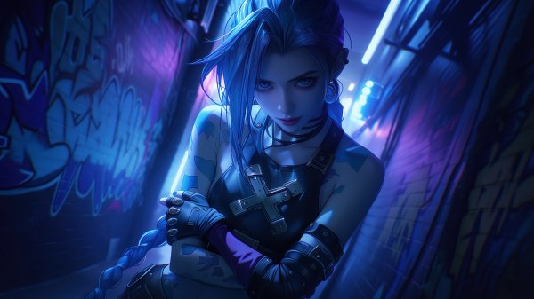 Jinx-lol-arcane-4k 299@5@o