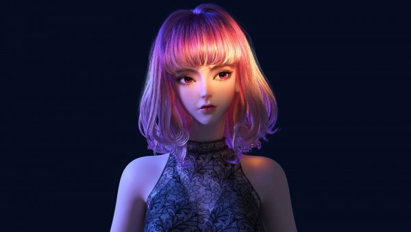 Beautiful-anime-girl-pink-hair 4K-4.3058