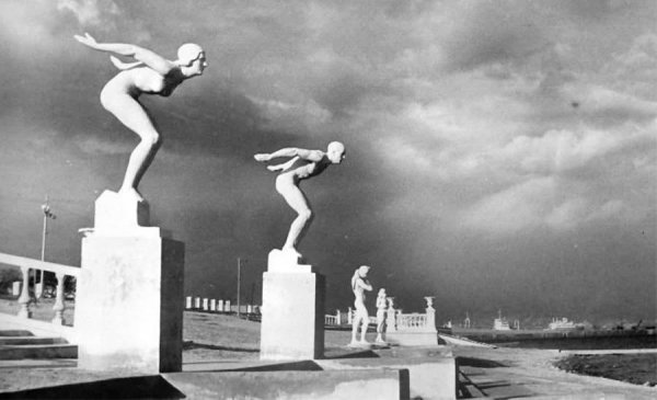 Пляж в Новороссийске, СССР, 1960 год