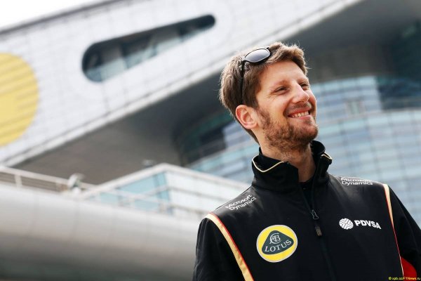 Romain Grosjean (FRA) Lotus F1 Team. (09.04.15)