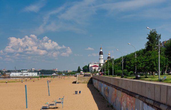 Архангельск. Пляж