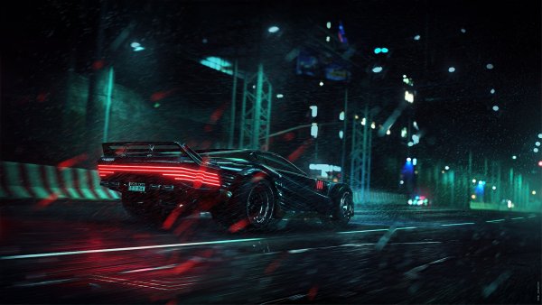 Cyberpunk-2077-car 4K-3.2280