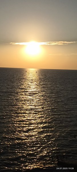 Анапа. Закат на море. Высокий берег