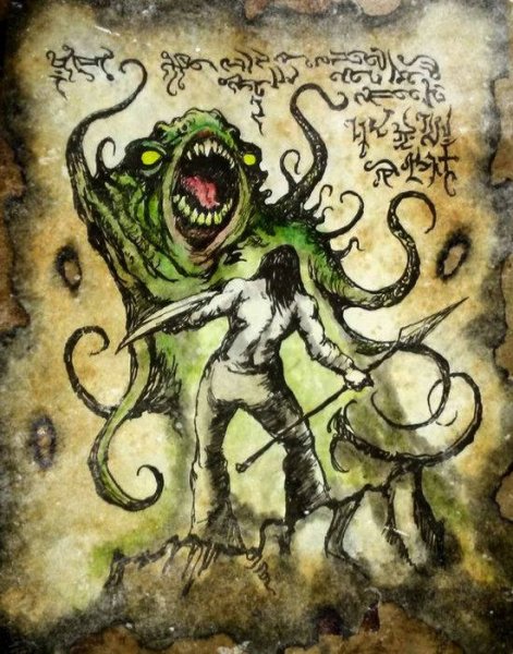 Nightmares from the deep rose to devour mankind