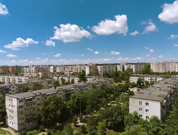 Вид на город