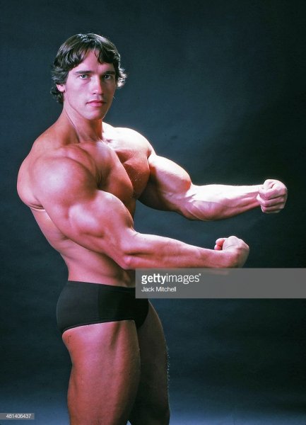 Professional-bodybuilder-arnold-schwarzenegger-posing-at-the