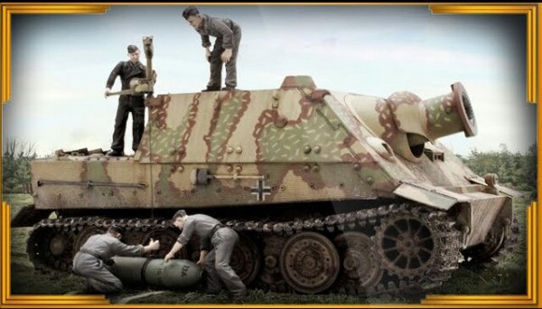 Штурмтигр. Три шермана одним ударом