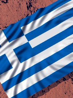 GREECE FLAG 240X320 461288