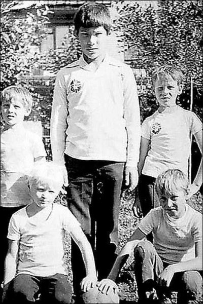 10-летний Николай Валуев с одноклассниками, СССР, 1983 год
