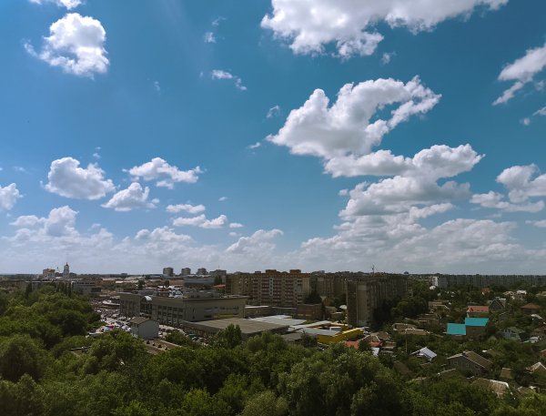 Вид на город