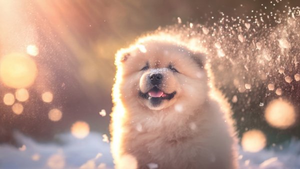 Pluffy-dog-animal-4k-wallpaper