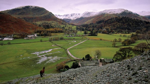 Picturesque View, Lake District, Cumbria, England
