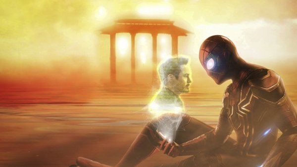 Spiderman-far-from-home-spiderman-iron-man-tony-stark 4K-43