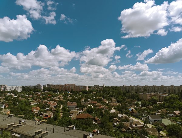 Вид на город