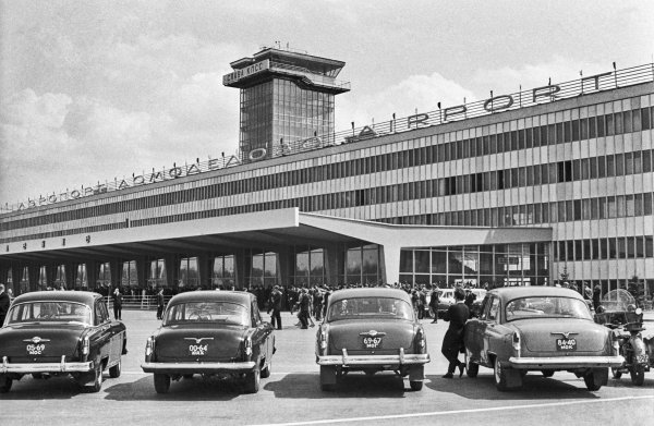 Московский аэропорт Домодедово. Фото 1965 год.