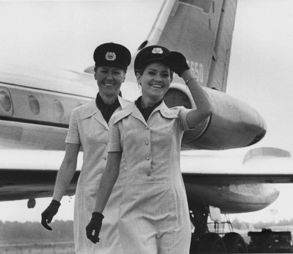 Ту-134, 1970 год, наши стюардессы