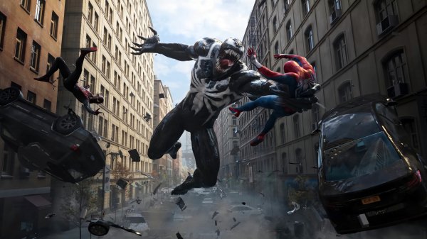 Marvels-spider-man-2-spider-man-vs-venom-4k-wallpaper