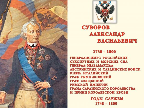 Суворов Александр Васильевич 1730-1800