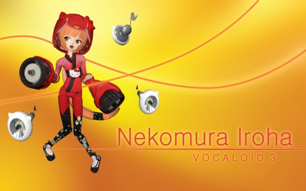 c4d mmd nekomura iroha wallpaper by se