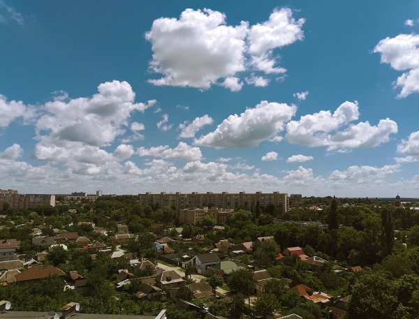 Вид на город